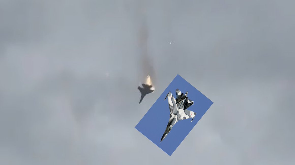 T90MXS's tweet photo. @jephthah2007 @IRANinZIMBABWE It's a russian SU-27 shotdown over the black sea retard https://t.co/Pz53u6RKXk