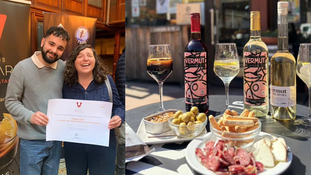 tvartescat's tweet photo. 🟡L’Espai Artium és la segona millor vermuteria de Catalunya

El projecte artesenc aconsegueix pujar al podi dels Premis Vinari  gràcies a una proposta que combina patrimoni, producte de proximitat i un gran suport popular

🔗https://t.co/a47kq5muQQ https://t.co/lLA9Vr10ry