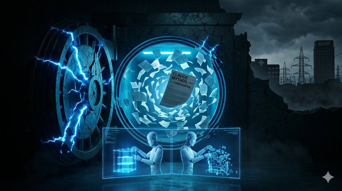 indrajitsolank2's tweet photo. Anthropic warned the world about their own AI.

3,000 internal docs leaked. 

Inside:
“Models that can exploit vulnerabilities in ways that far outpace defenders.”

Not released. Still in testing.

The most honest thing an AI lab has ever said out loud.

#AI #Anthropic #AISafety https://t.co/ecKpUj3seD