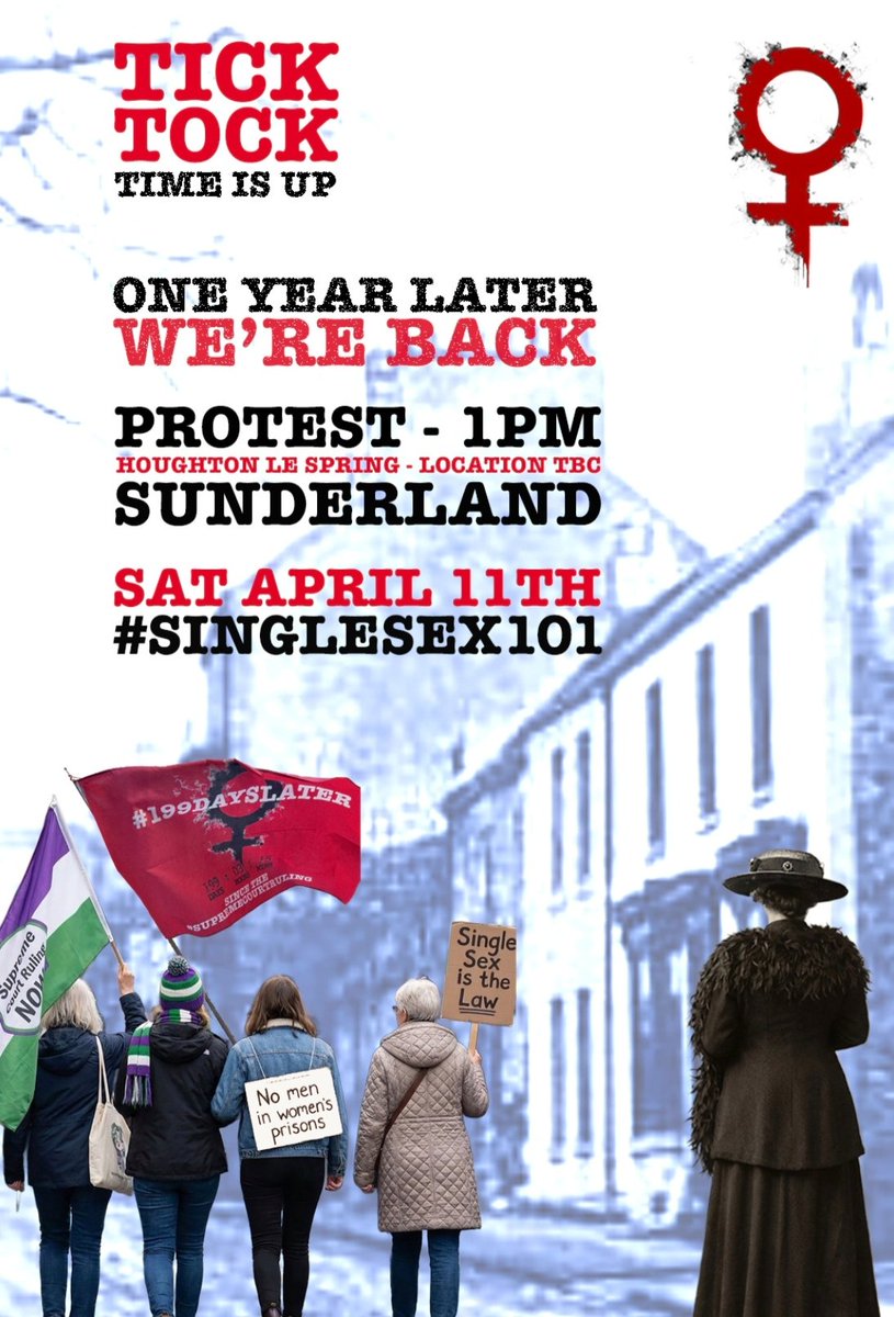 Joxytales's tweet image. Two venues in North.
Manchester at the Emmeline Pankhurst statue and Sunderland - at Brigitte Philipsons constituency office IN Houghton-le-Spring.

#TickTock #TimeIsUp
#BrigittePhilipsonDoYourJob