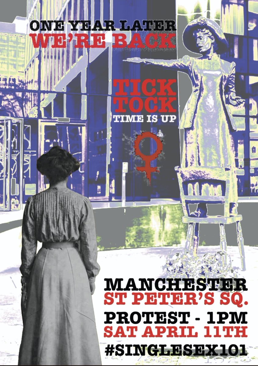 Joxytales's tweet image. Two venues in North.
Manchester at the Emmeline Pankhurst statue and Sunderland - at Brigitte Philipsons constituency office IN Houghton-le-Spring.

#TickTock #TimeIsUp
#BrigittePhilipsonDoYourJob