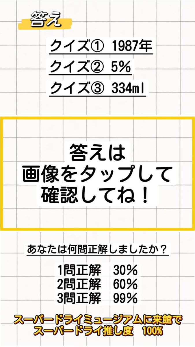 スーパードライ ミュージアム tweet media
