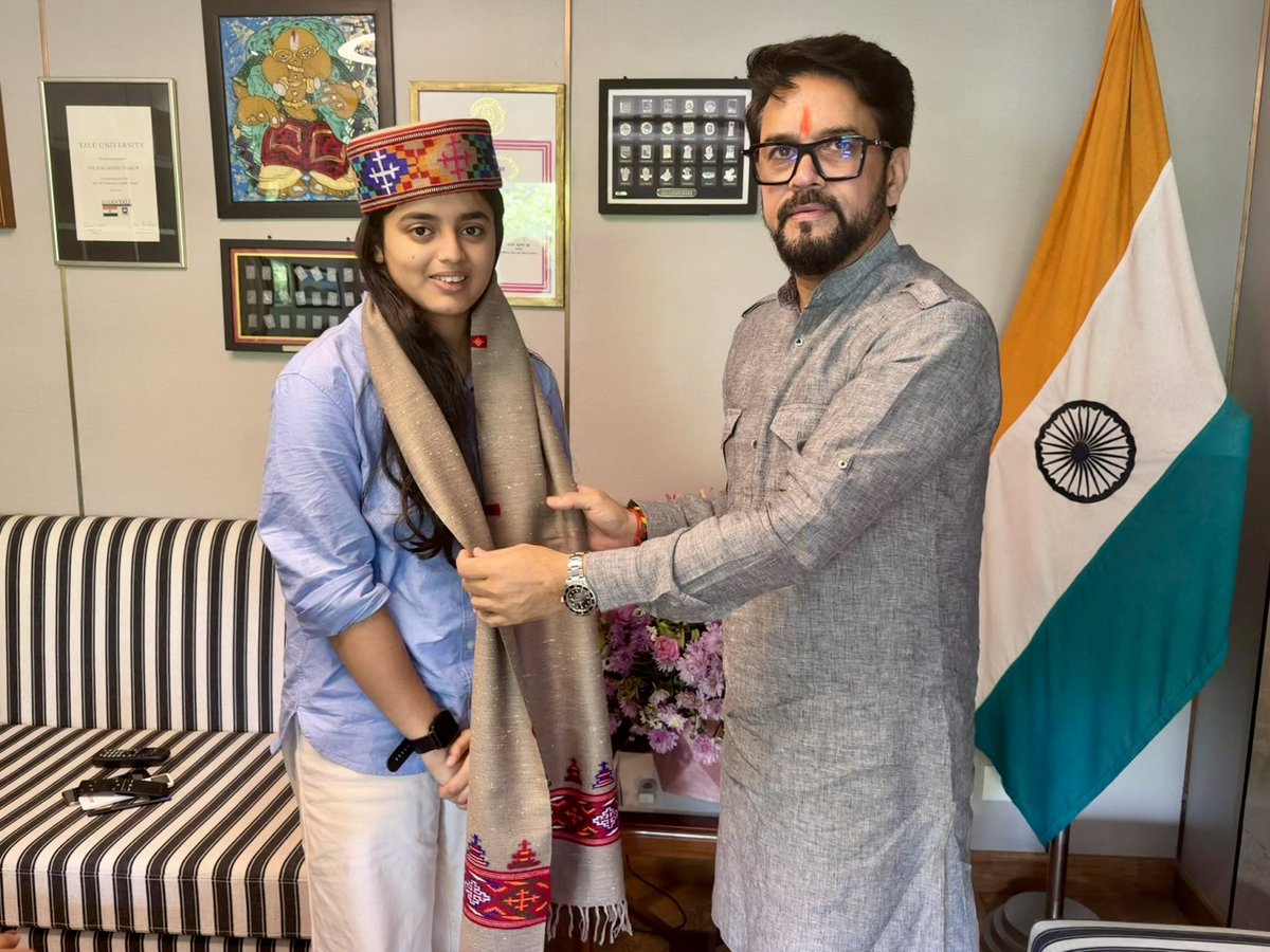 Office of Mr. Anurag Thakur tweet media