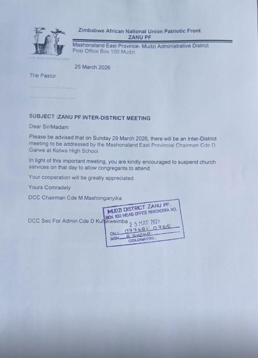 mawarire mbizvo jealousy tweet media