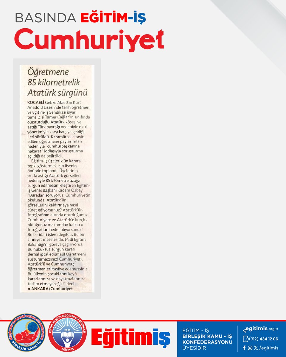 Eğitim İş Genel Merkezi tweet media