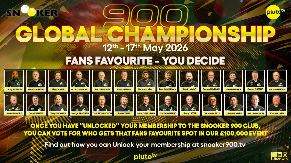 Snooker Legends tweet media