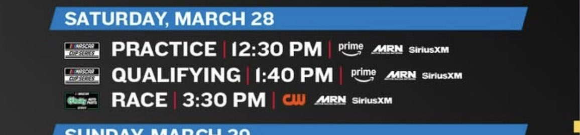 nascarfankly's tweet photo. Good Morning Family and Happy Raceday at @MartinsvilleSwy for @NASCAROReillyAP , Whelen Modifieds #WMNT Races ,Cup Qualifying, Prayers to all the drivers, teams, track staff , @NASCAR personnel, media members, @TheCW_Sports ,@SportsonPrime , @SiriusXMNASCAR , @MRNRadio &amp; fans https://t.co/cETtEbOfwT