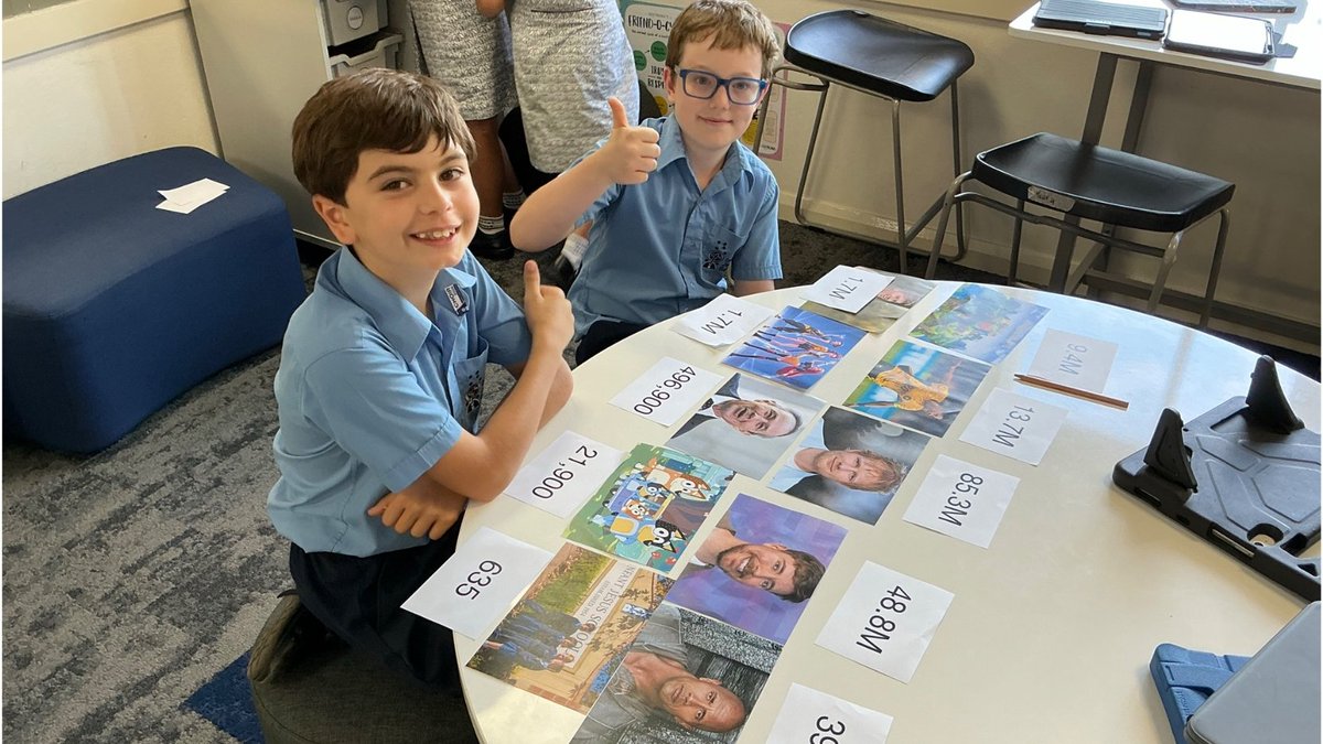 InfantJesus54's tweet image. Celebrating Maths Day in Year 4!
Our Year 4 students had a fantastic time exploring maths through a range of engaging and hands-on activities. #ExpectGreatThings #MotivatedLearners #ConnectedLearners