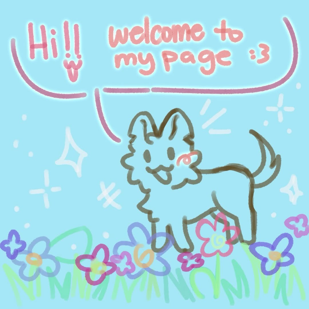 OkamiTheFloof's tweet photo. Silly lil intro down here >>>
(●´ω｀●) 
#envtuber #dogvtuber #vtuber https://t.co/s0AeRxrgTh