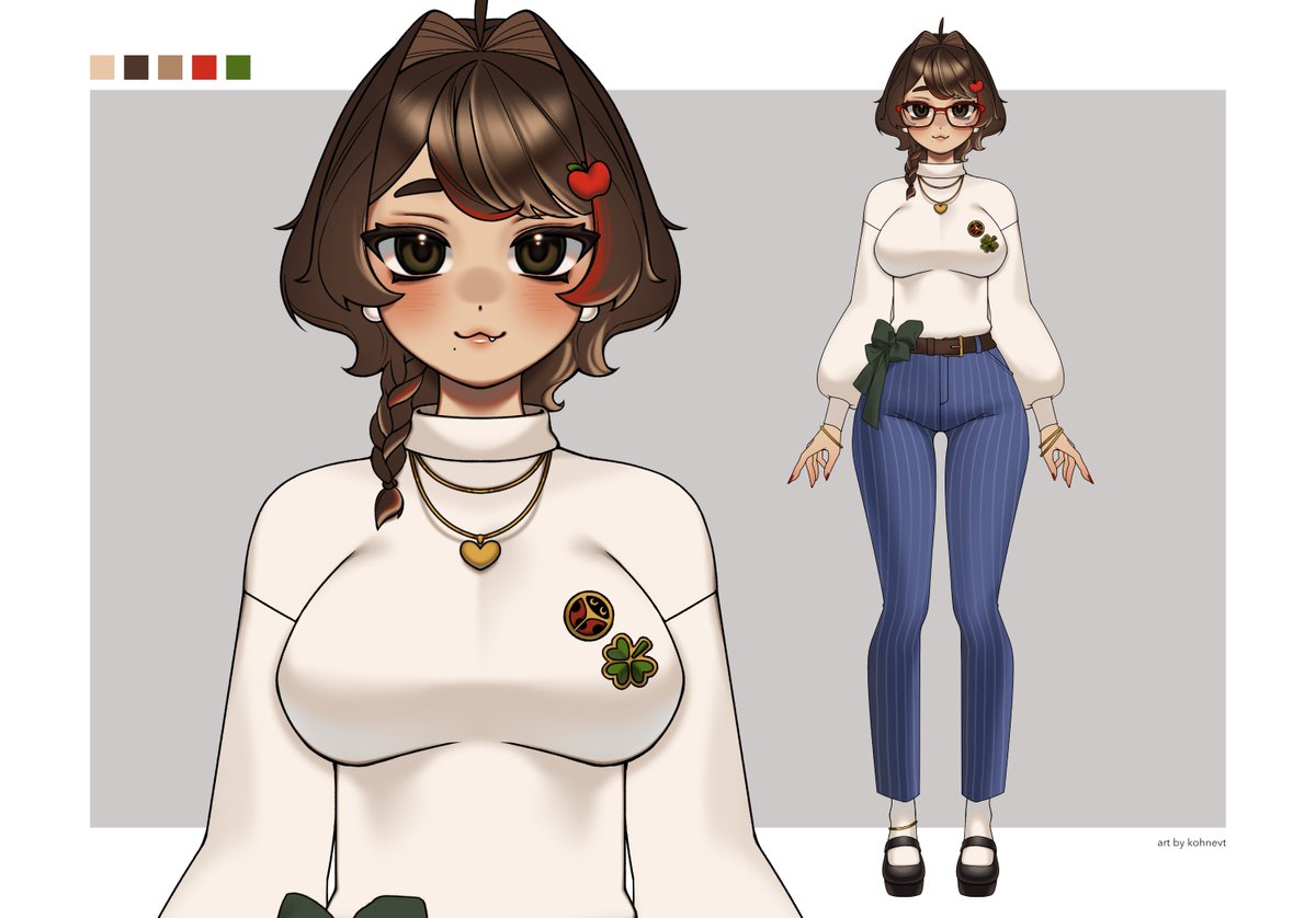 Commission Finished ✧ Character Sheet 𐔌՞. .՞𐦯
 
@/marucrisp 

#Vtubers #VtuberEN