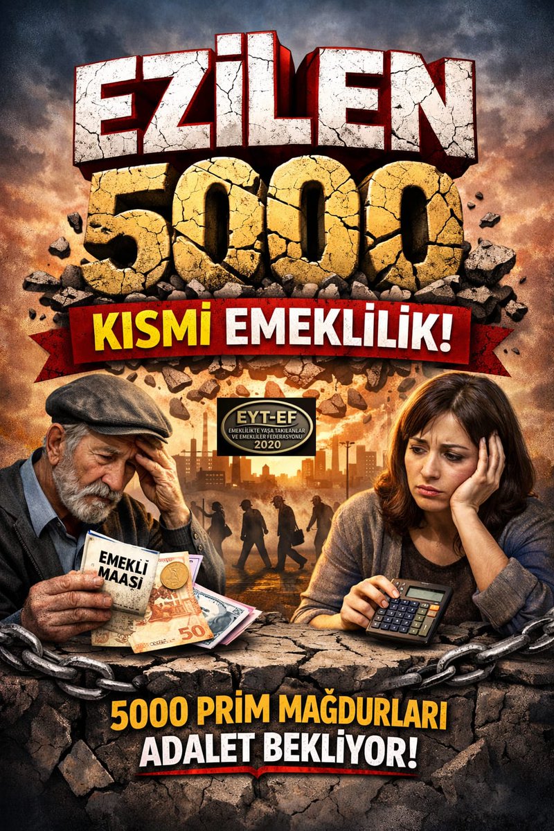 EYTLEVENTATACA1's tweet photo. Söz verip umut dağıttılar
Ama sıra hak teslimine gelince
Yine dışarıda bırakılan
Yine bekletilen
Yine ezilen 5000 Kısmi oldu
Mağdurlara reva görülen bu tablo
Hem hukuken hem vicdanen iflastı
#Ezilen5000KısmiOldu
#iktidarEmekliyiEziyor
@isikhanvedat Ümit Özat Fadime 
Rasim Öztekin https://t.co/sRSIetlbei