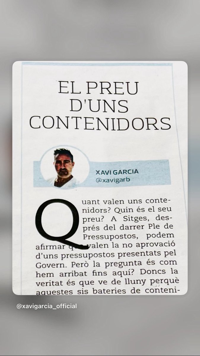 Xavi Garcia tweet media