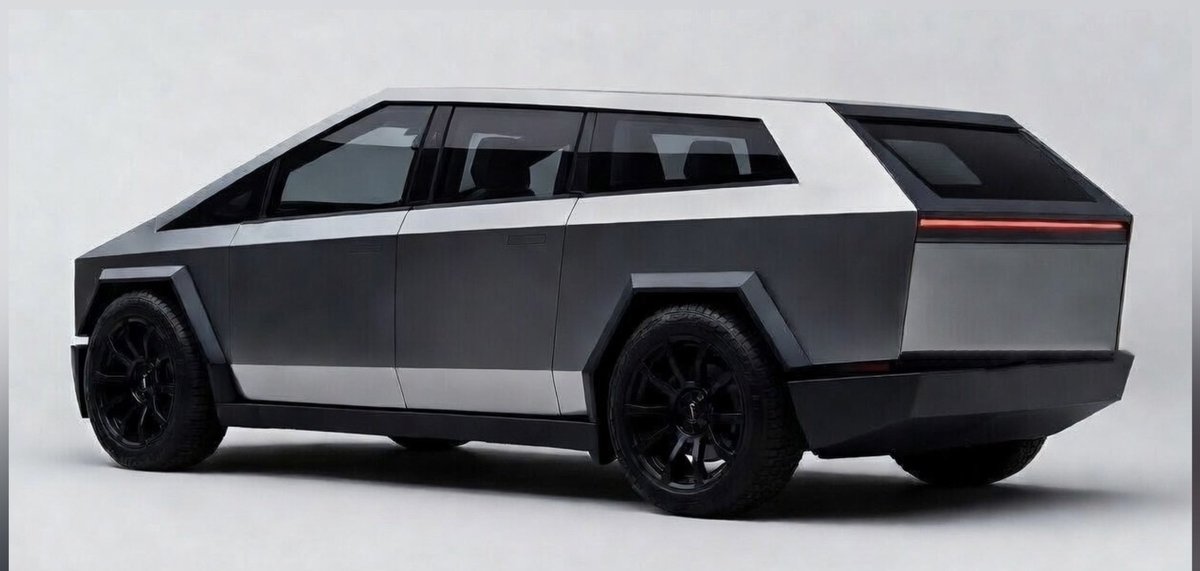 mightys3xycars's tweet image. テスラ「サイバーSUV」の3列シート仕様…そんなモデルが出たら最高だよね。まさに男のロマン。

家族全員でサイバートラックのデザインを楽しめる日が来るのを夢見てる。📐⚡️

#Tesla #CyberSUV #CyberTruck #テスラ #サイバートラック #EV