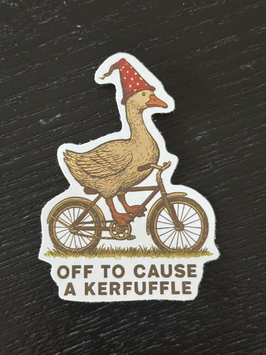 LordOtter's tweet image. New sticker just arrived.

#stickers #kerfuffle