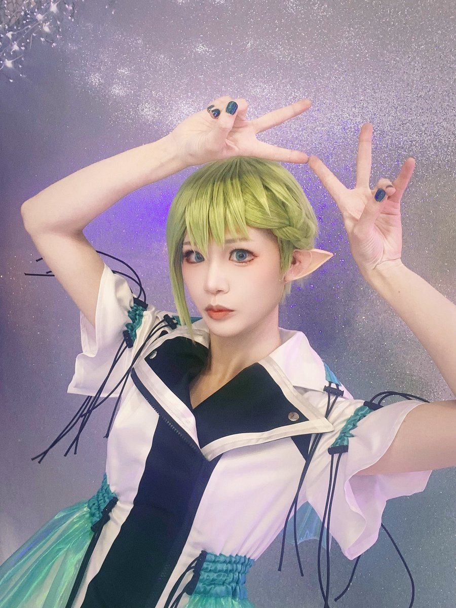 コスプレおそくほ！
レイナやらせていただきました！💚☠️

#キラキラは裏切らない0328
