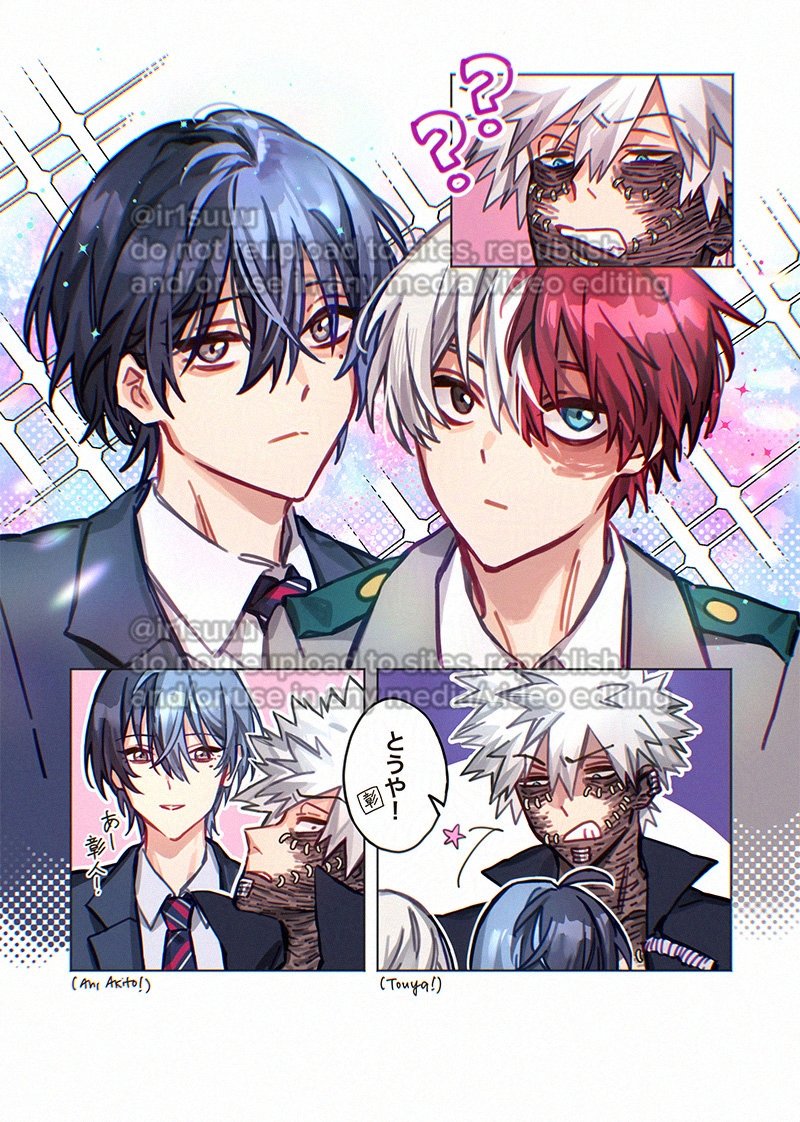 ir1suuu's tweet photo. 焦凍と冬弥 Shouto and Toya #MHA #prsk_FA https://t.co/WimmTPMDm5