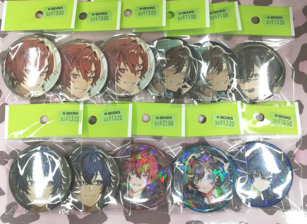 入荷情報】 『Black Flap』 ✨✨ランダム缶バッジ Magical College ver