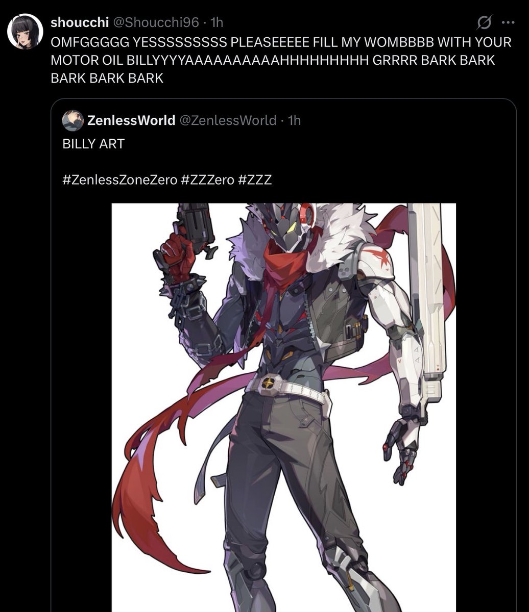 People Down Bad for ZZZ Characters tweet media