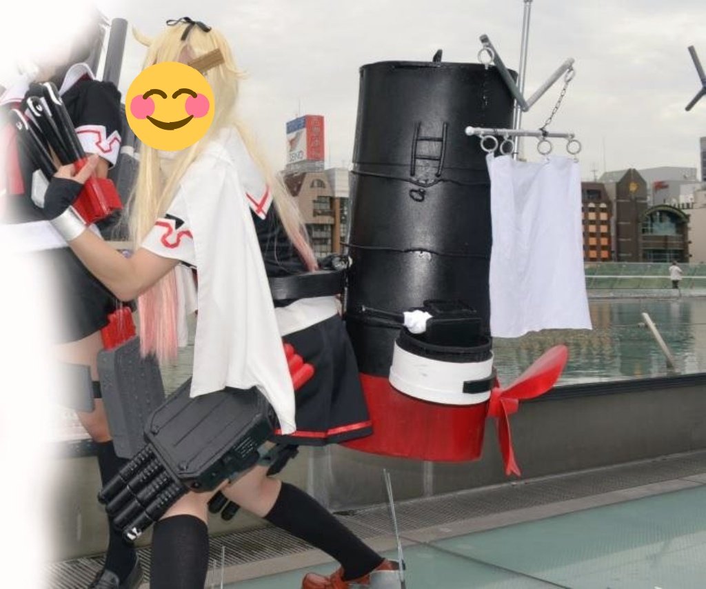 麒麟🐴2/8仮装の宴ハリボテエレジーの足 tweet media