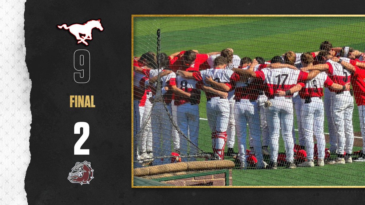 HS_MustangsBSB's tweet photo. Final
Mustangs 9
Bulldogs 2

Hughes Springs returns to action Tuesday at home vs New Diana at 7 PM!

@3ATxHsBaseball https://t.co/HHvoouZ7iP