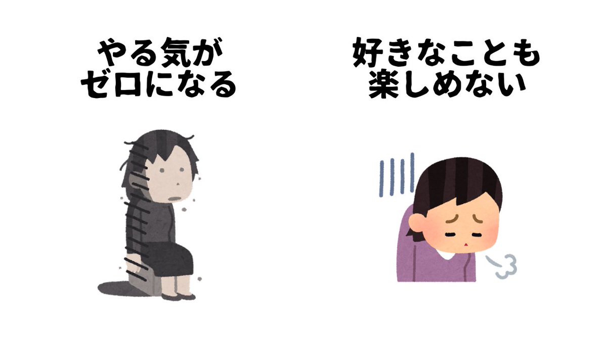 kazuki_honya's tweet image. 発達障害があると、過集中や過剰適応から燃え尽き症候群(バーンアウト)を起こしやすいです😣
燃え尽きのサインを見逃さず
意識して休憩や休息を入れるようにしてください！
みなさんは気付いたときには動けないぐらいぐったりしてしまうことありませんか？

#ASD #ADHD