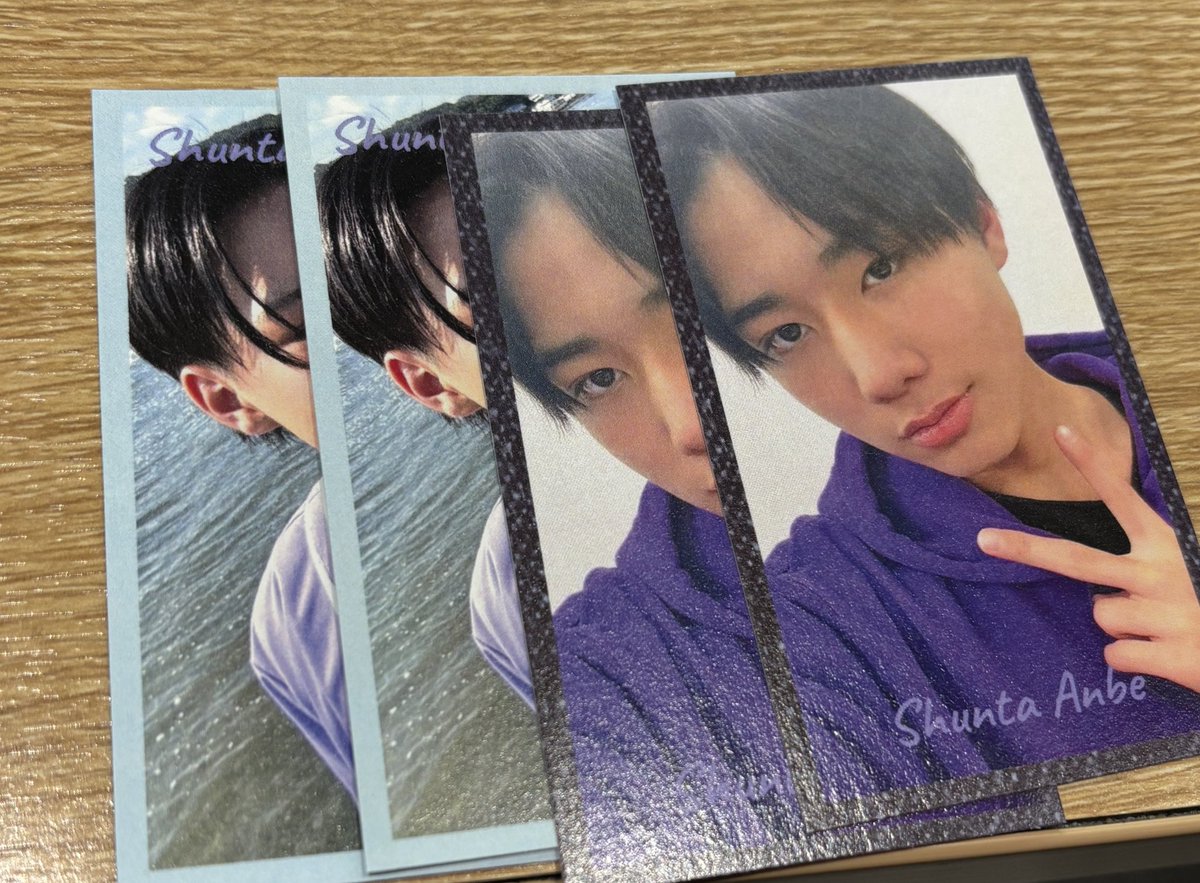 torhiki720's tweet photo. @v_ttxo 検索から失礼いたします。

2月脇2枚、2月横集合1枚、2月縦集合1枚とこちらの安部4枚を4:4で交換していただきたく存じます。

本日or明日、リリイベでの手渡し交換可能でございます。

ご検討よろしくお願いいたします。 https://t.co/drsHOOgxDQ