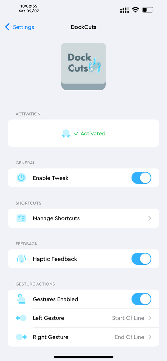 TweakUpdates's tweet image. Updated: DockCuts 1.0.3 [Tweaks]

Add customizable shortcuts to keybo...

Architecture: iOS Rootless
Repository: Havoc #jailbreak

ios-repo-updates.com/repository/hav…