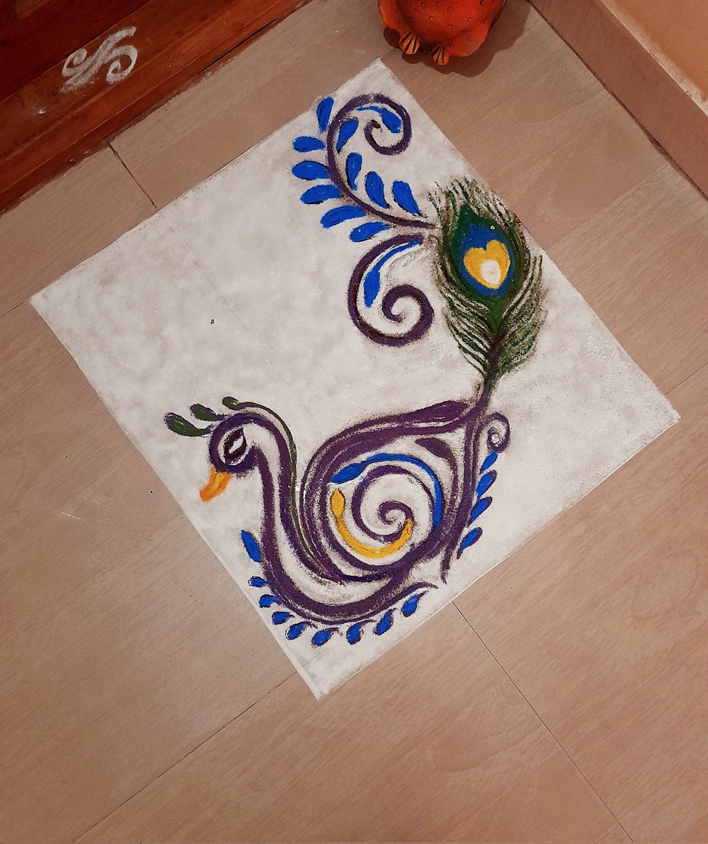 Happy Morning..friends 😍❣️❤
Have a great day...💐🦚💐🦚💐🦚💐🦚💐🦚
#Preemkolam