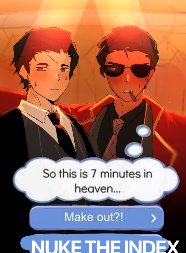 Boris and Allen in: The Thumb tweet media