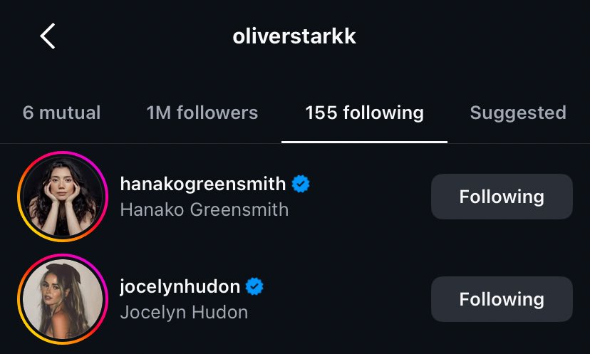 IWT118's tweet photo. oliver followed hanako and jocelyn and no one told me https://t.co/2o2lCAoJpW