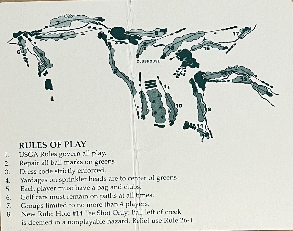 Daily Scorecard Golf tweet media