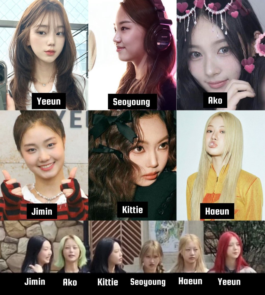 New Girl Group #UNCHILD 

Park Yeeun, 2006 🇰🇷 
- Was on ILAND2

Byun Seoyoung 2007 🇰🇷
- Former YG trainee 

Sasaki Ako 2008 🇯🇵

Lee Jimin 2008 🇰🇷

Bian Tianyu/Kittie 2008 🇨🇳
- Was on Chuang Asia Thailand

Na Haeun 2009 🇰🇷
- Famous trainee in the industry