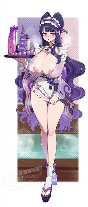 お風呂屋さんでバイトする雷電将軍激似コスプレイヤー(本人)の影ちゃん 