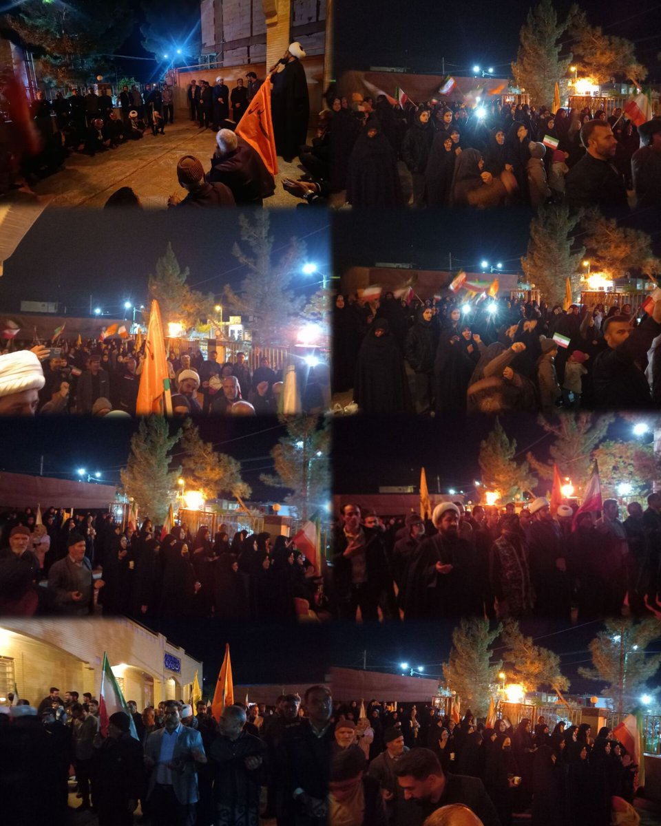 ✊ با صلابت در میدان
🇮🇷 قـرار شــبانه مـردم یزدان شهر 
در اعلام بیـعت با رهبـر فرزانه و حمایت از نیروهای مسلح جمهوری اسلامی ایران و خونـخواهی امام شـهیدمان
#تا_پای_جان_برای_ایران 
#حضور_مقدس