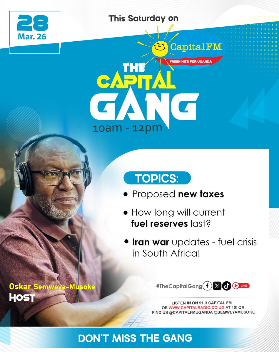 SemweyaMusoke's tweet image. #TheCapitalGang ⁦@CapitalFMUganda⁩ ⁦@OsmanPatricia⁩ ⁦@kateshd⁩ ⁦@kasyatestories⁩ ⁦@tonykentkyazze⁩ ⁦@Jadwong⁩