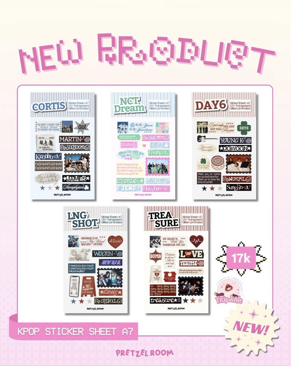 strwbrryjnie's tweet photo. omo market catalogue by @pretzelroom_ 

🥨 price includes fee jastip
‼️ PO pick-up period untill April 5‼️

👾 more catalogues https://t.co/1jqoC0iBK3

🎨 lany, taylor swift, cortis, nct dream, day6, treasure, Lngshot, niki

🛒 order dm https://t.co/pHmB5sr8hf