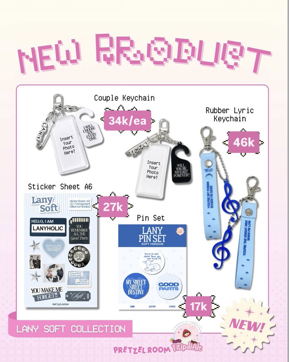strwbrryjnie's tweet photo. omo market catalogue by @pretzelroom_ 

🥨 price includes fee jastip
‼️ PO pick-up period untill April 5‼️

👾 more catalogues https://t.co/1jqoC0iBK3

🎨 lany, taylor swift, cortis, nct dream, day6, treasure, Lngshot, niki

🛒 order dm https://t.co/pHmB5sr8hf