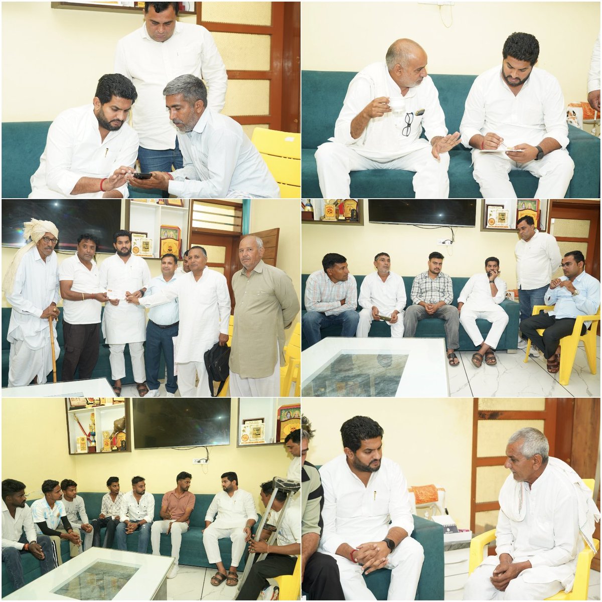 Jassipetwar_inc's tweet photo. जनता कार्यालय पेटवाड़ पर अपनों से आत्मीय मुलाकात का सिलसिला रहा। हर चेहरे की पीड़ा को गंभीरता से सुनते हुए उनकी समस्याओं को प्राथमिकता के आधार पर संबंधित अधिकारियों तक पहुँचाया और त्वरित समाधान सुनिश्चित करने के निर्देश दिए।

जनता का विश्वास ही मेरी सबसे बड़ी जिम्मेदारी है, और उसी विश्वास को निभाने के लिए हर समस्या का समाधान मेरी प्राथमिकता है।

#नारनौंद_का_जस्सी 
#जस्सी_का_नारनौंद

@BhupinderShooda 
@DeependerSHooda 
@INCHaryana