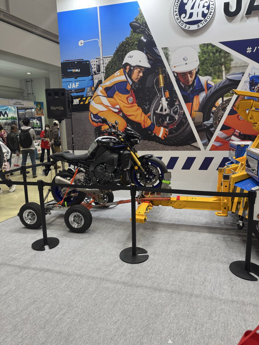 963_take's tweet photo. #バイクもJAF 
#JAFブース https://t.co/gcXo4xcVs7