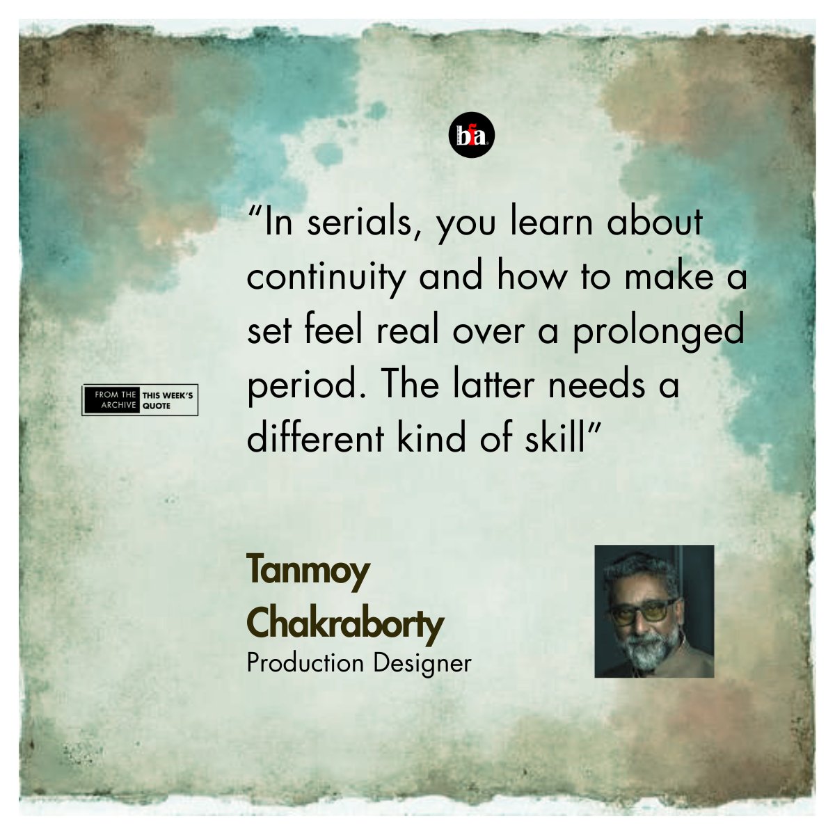 BFABengal's tweet photo. 'In serials, you learn about continuity and how to make a set feel real over a prolonged period. The latter needs a different kind of skill.' - Tanmoy Chakraborty. Deep dive coming! #Serials #Continuity #bengalfilmarchive #bfatechniciansstudio https://t.co/Ui9rvNzDbf