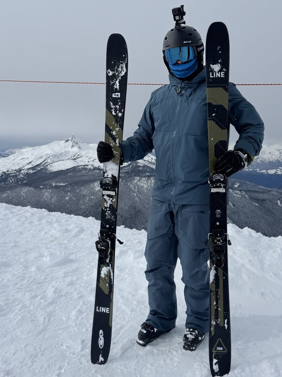 Trip over. Knees done. Worth it. <a href="/WhistlerBlckcmb/">Whistler Blackcomb</a> #whistler #skiing