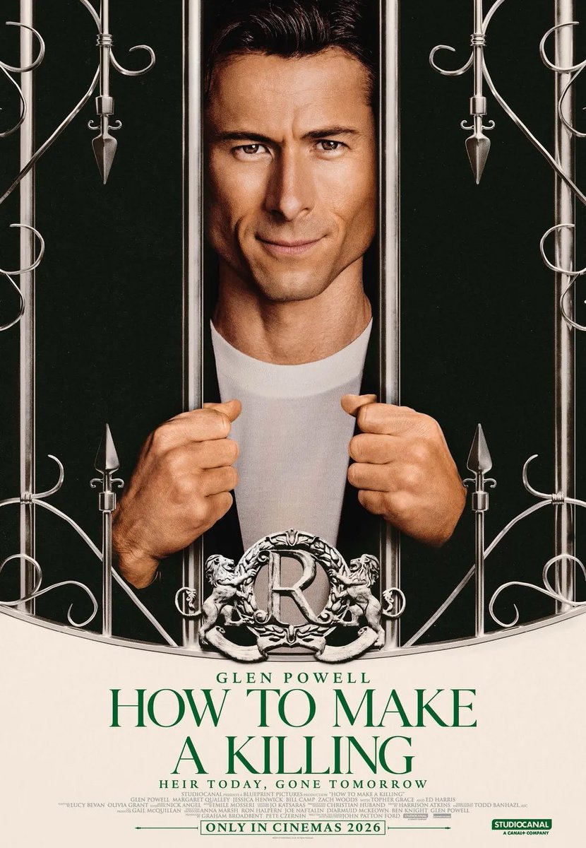 modytalkmovies's tweet image. 58. #HowToMakeAKilling (2026) While the script is a bit cliche and the writing is subpar, it is still entertaining and enjoyable. Not every joke land but it does have some funny moments. Glen Powell is fine here. Starts off really well but loses itself by the end. ⭐️⭐️⭐️