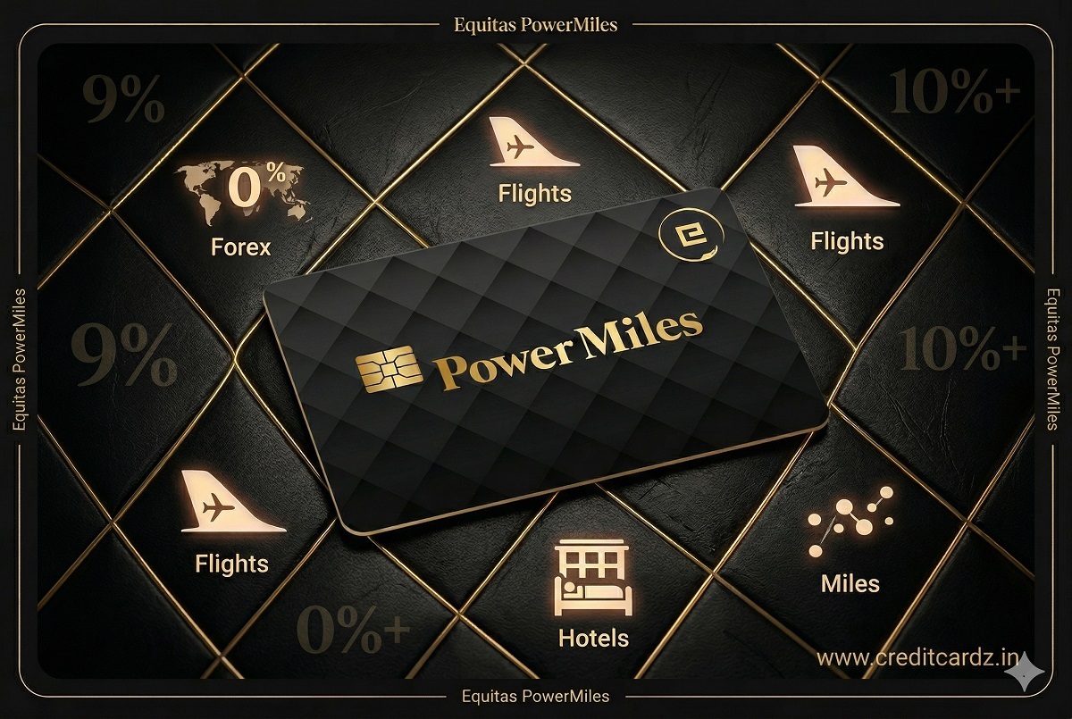 creditcardz_in's tweet photo. 9% rewards on foreign spends? 📈 The Equitas PowerMiles card is making waves, but there’s a catch. Is it a travel monster or a tiered trap? Let’s dive in. 🧵👇 https://t.co/WdQ8fAyiHZ