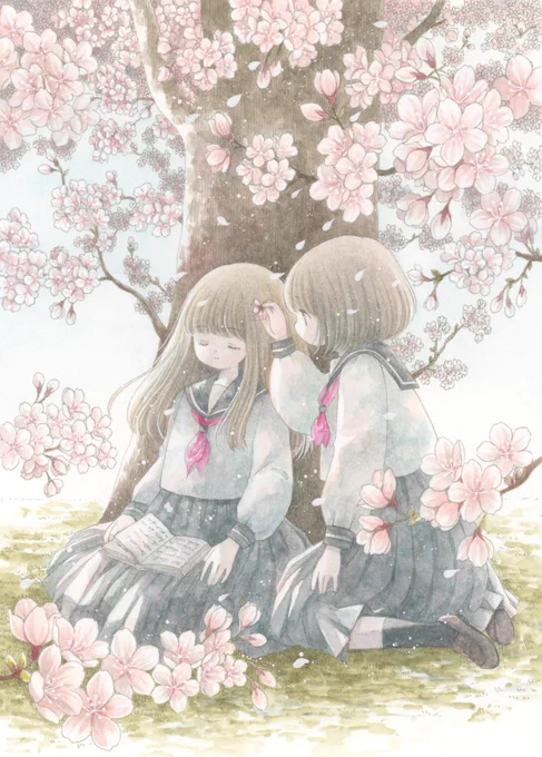 「願わくば」 atelier眞空様 公募企画展「桜咲ク」 本日2日目開催しております どっぞよろしくお願いします #公募企画展_桜咲ク