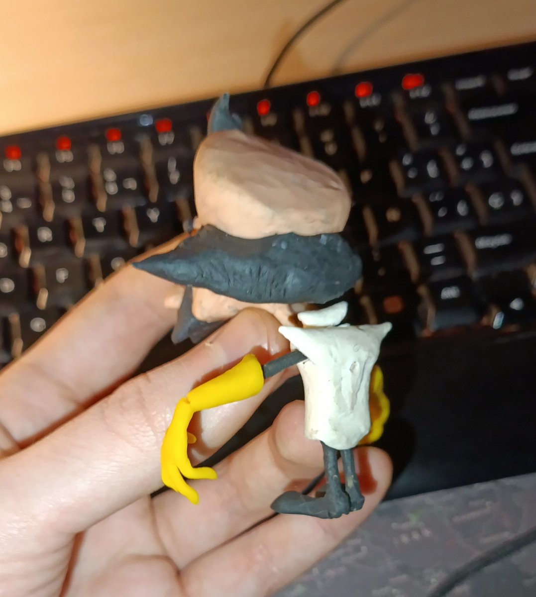 Manuclay_'s tweet photo. Cortex Clay figure 

#CrashBandicoot https://t.co/rkvAbyUUhc