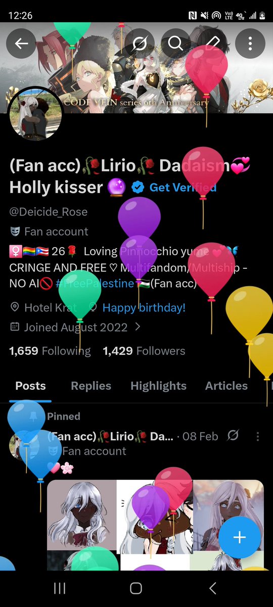 (Fan acc)🥀Lirio🥀 Dadaism💞 Holly kisser 🔮 tweet media