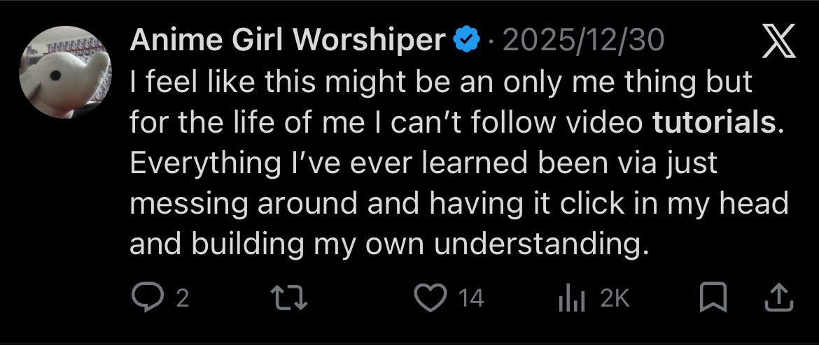 Anime Girl Worshiper tweet media