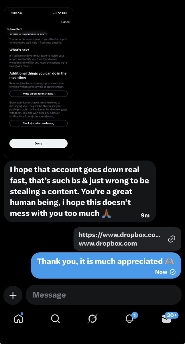 xolewd's tweet photo. 3 reports already made. Thank you, my lovely people. 🥹🫶🏼 https://t.co/7KFc0SOX6C