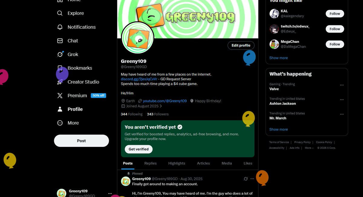 Oh hey it's balloons