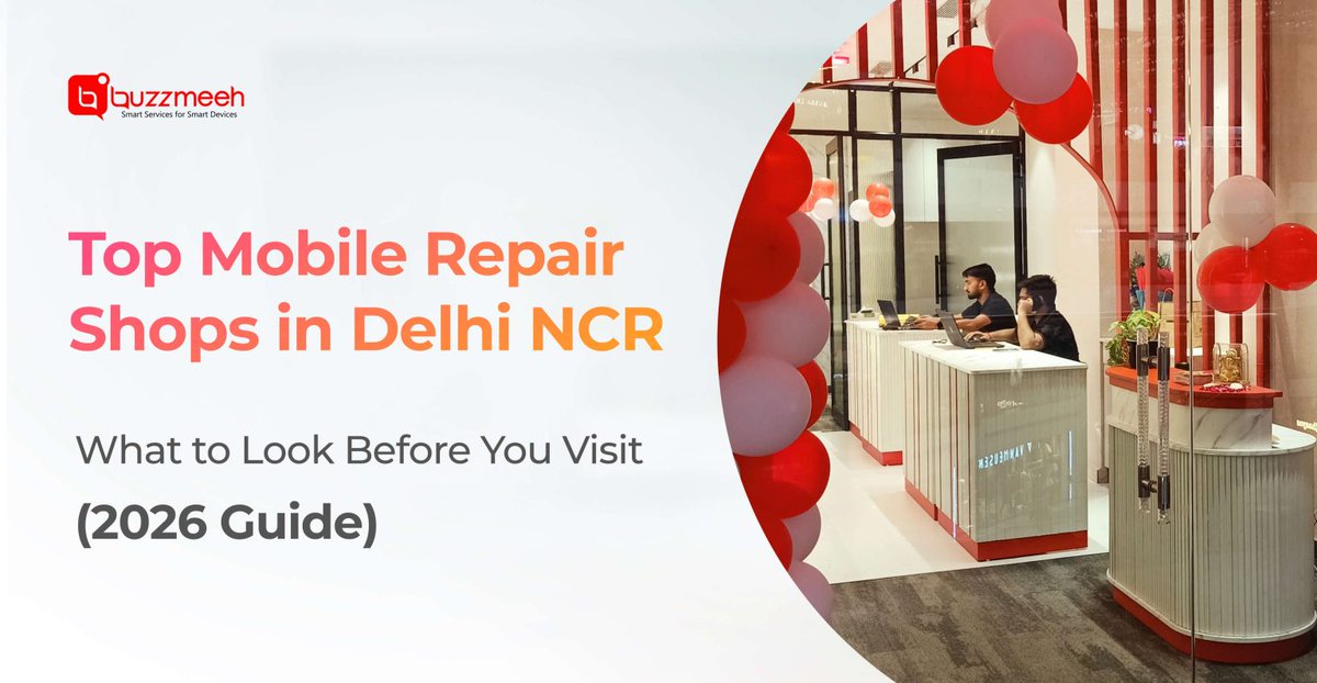 buzzmeeh's tweet image. Cracked screen? Battery draining too fast? 📱

Before you rush to any repair shop, make sure you know what to look for! 

Check out our 2026 guide to finding the best mobile repair shops in Delhi NCR and never get scammed again 🔧
buzzmeeh.com/blogs/top-mobi…

#MobileRepair #DelhiNCR